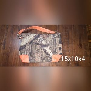 Orange realtree purse